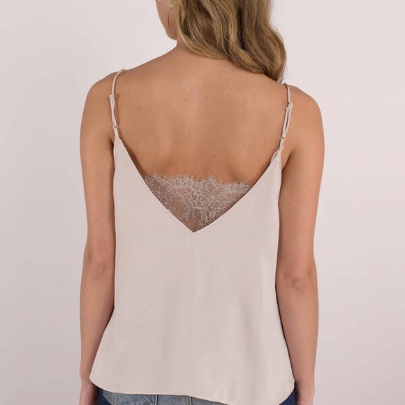 Free people tan cream lace tank top XS - Picture 2 of 6